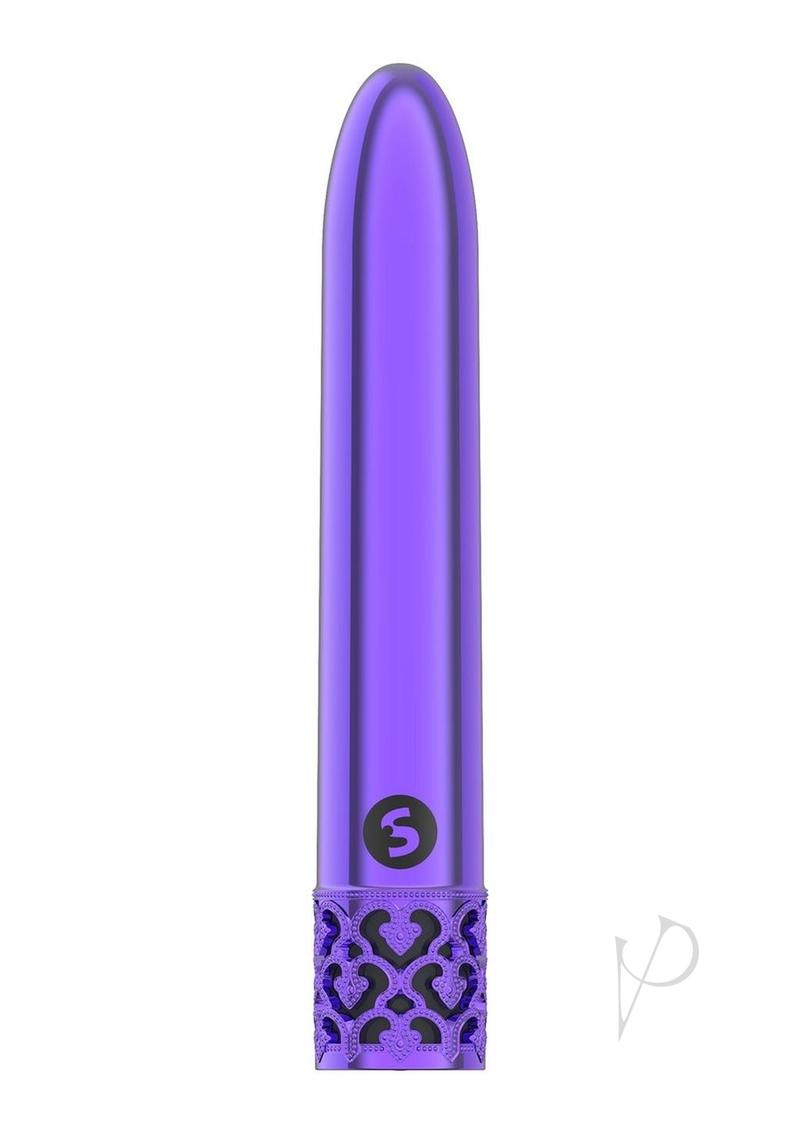 Royal Gems Shiny Rechargeable Bullet - Purple