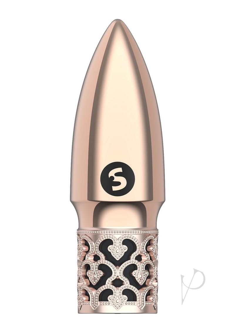 Royal Gems Glitter Rechargeable Bullet - Rose Gold