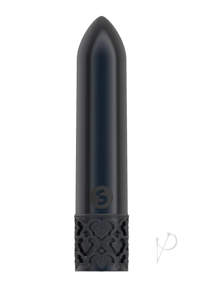 Royal Gems Glitz Rechargeable Bullet - Gunmetal