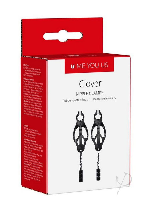 ME YOU US Clover Nipple Clamp - Black