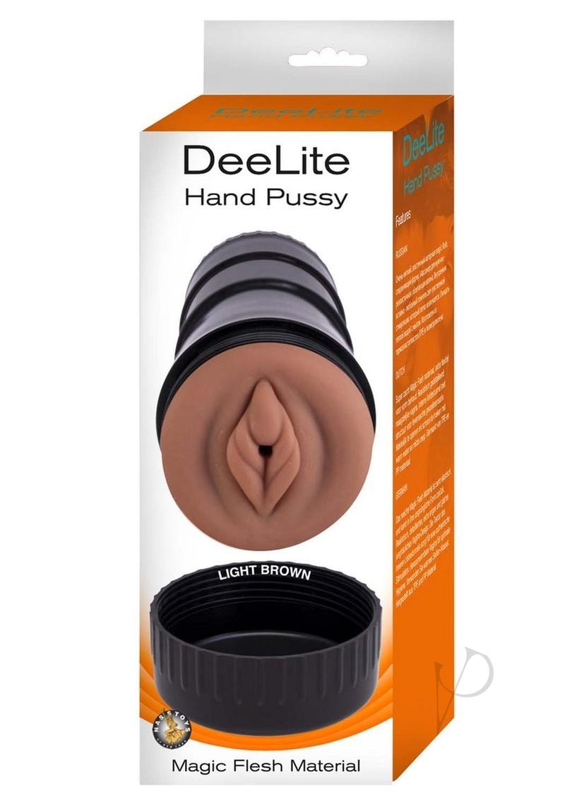 DeeLite Hand Pussy Stroker - Caramel