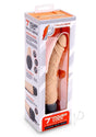 Powercocks Silicone Realistic Vibrator 7in - Vanilla