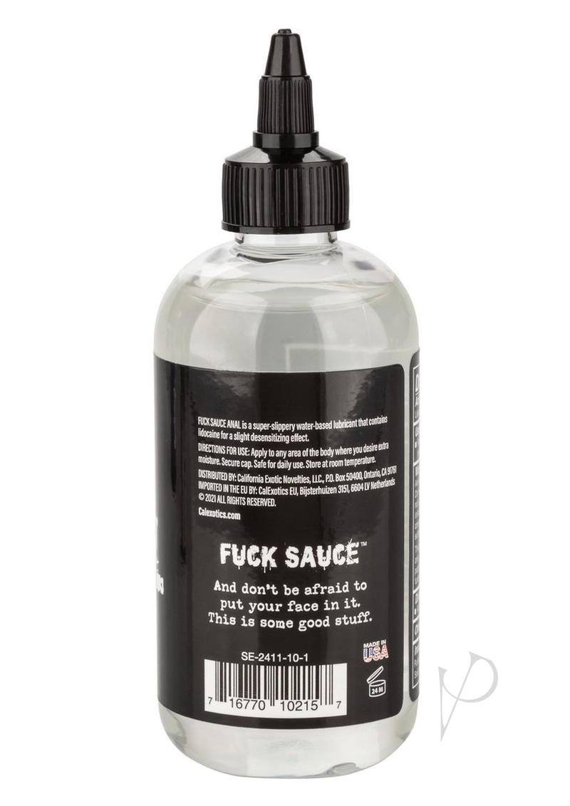 Fuck Sauce Anal Numbing Water Based Lubricant 8oz