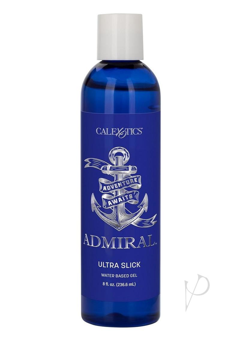 Admiral Ultra Slick Water Based Gel Lubricant 8oz