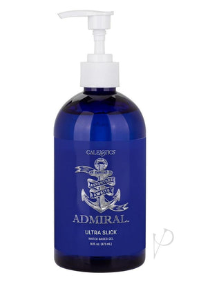 Admiral Ultra Slick Water Based Gel Lubricant 16oz