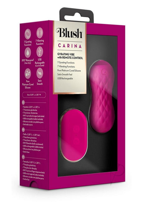 Lush Carina Rechargeable Silicone Vibrating Egg - Velvet Fuchsia