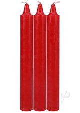 Doc Johnson Japanese Drip Candles - 3 Pack - Red