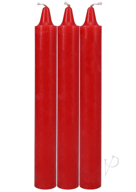 Doc Johnson Japanese Drip Candles - 3 Pack - Red