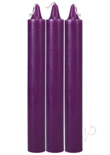 Doc Johnson Japanese Drip Candles - 3 Pack - Purple