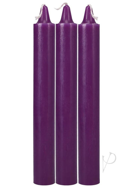 Doc Johnson Japanese Drip Candles - 3 Pack - Purple