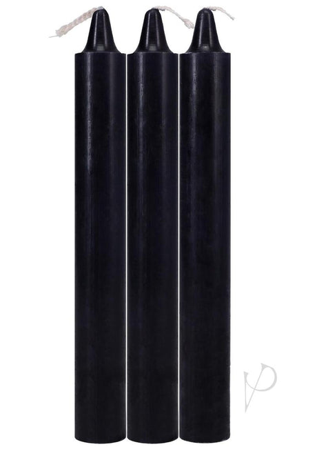 Doc Johnson Japanese Drip Candles - 3 Pack - Black