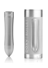 Doxy Bullet Rechargeable Aluminum Vibrator - Silver