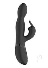 Vive Niva 360 Degrees Rechargeable Silicone Rotating G-Spot Rabbit Vibrator - Black
