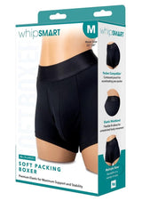 WhipSmart Soft Packing Boxer - Medium - Black