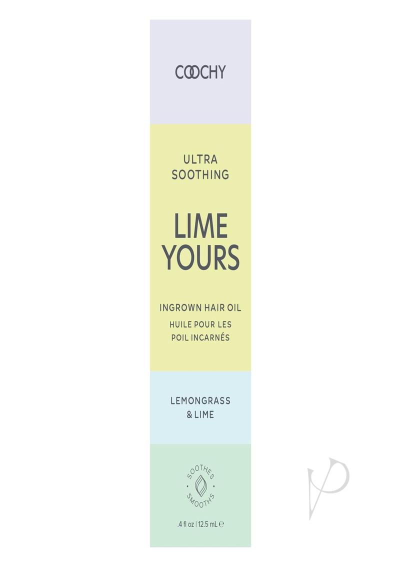 Coochy Ultra Soothing Lime Yours Ingrown Hair Oil Lemongrass Lime .5oz.