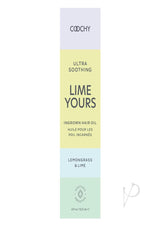Coochy Ultra Soothing Lime Yours Ingrown Hair Oil Lemongrass Lime .5oz.
