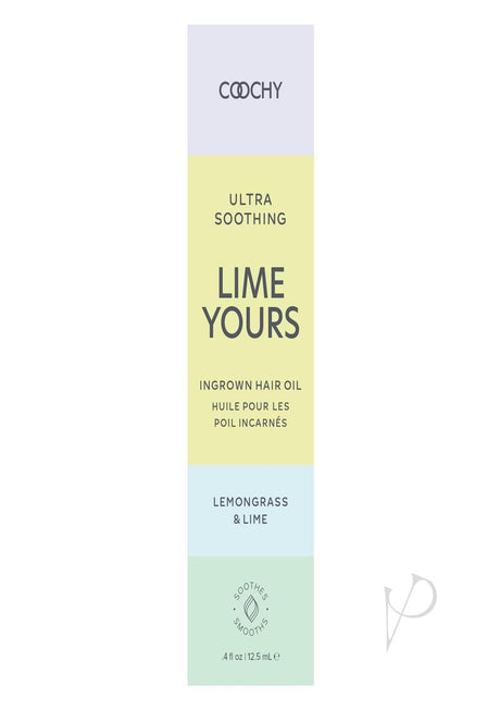 Coochy Ultra Soothing Lime Yours Ingrown Hair Oil Lemongrass Lime .5oz.