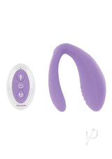 Petite Tickler Rechargeable Silicone Triple Stimulating Mini Vibrator with Remote Control - Lavender