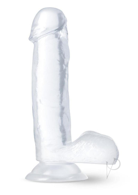 B Yours Diamond Gleam Dildo 7in - Clear