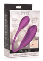 Inmi Slim Pulse Rechargeable Silicone 7X Pulsing Clit Stimulator and Vibrating Egg - Purple