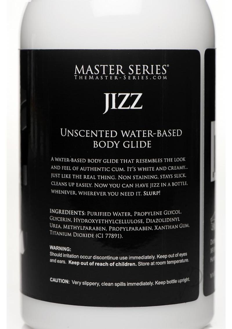 Master Series Jizz Unscented Water Based Lubricant 16oz