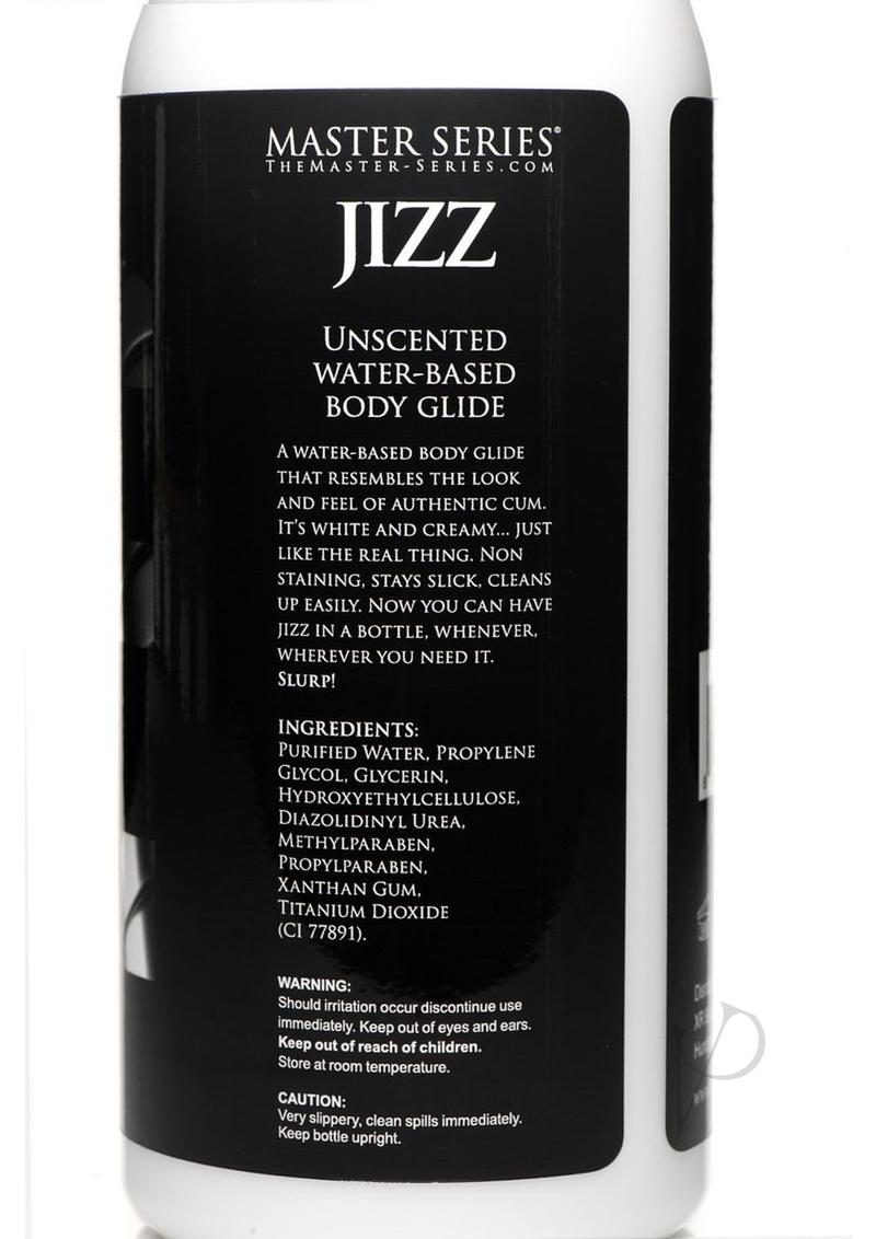 Master Series Jizz Unscented Water Based Lubricant 34oz