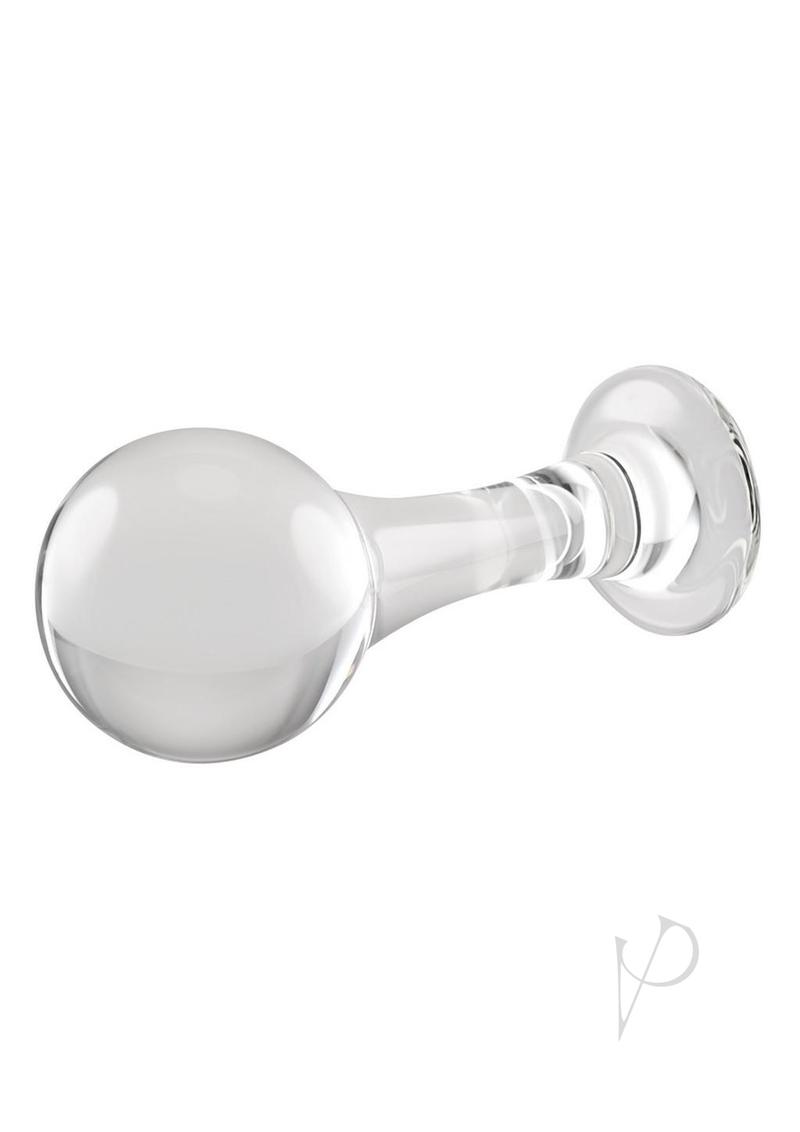 Gender X The Baller Glass Anal Plug - Clear