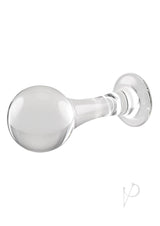Gender X The Baller Glass Anal Plug - Clear