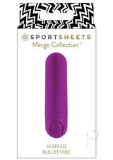 Sportsheets 10 Speed Bullet Vibrator - Purple