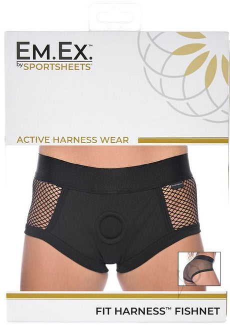 EM EX Fit Harness Fishnet - Small - Black