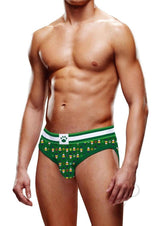 Prowler Christmas Tree Brief - Medium - Green/Rainbow