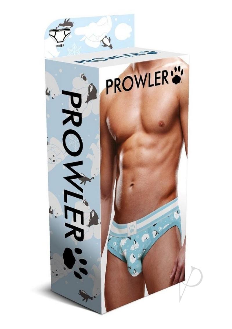 Prowler Winter Animals Brief - XSmall - Blue/White