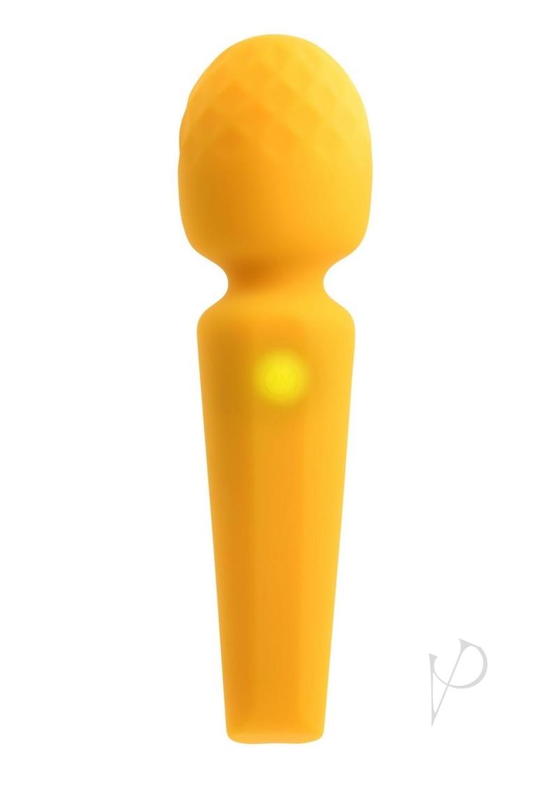 Sunshine Rechargeable Silicone Vibrator - Yellow