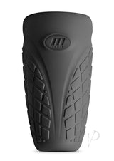 M Elite Platinum Gript Silicone Dual End Masturbator - Black