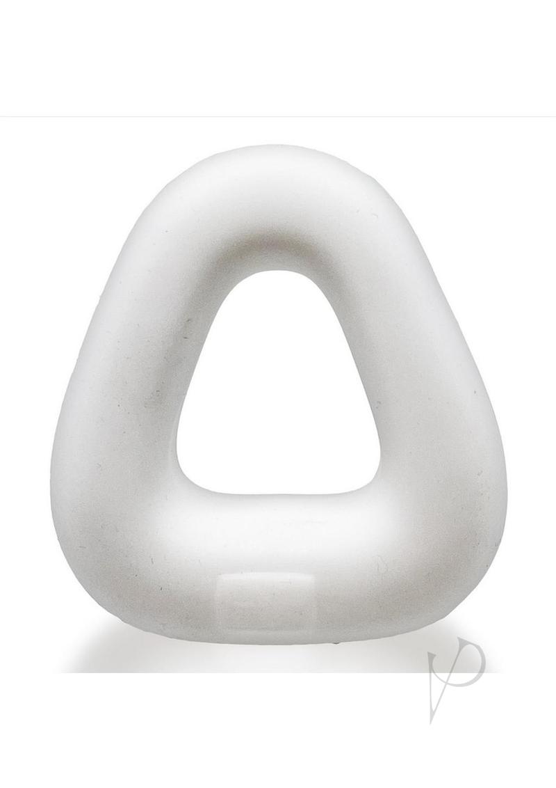 Hunkyjunk Zoid Trapezoid Lifter Cockring - White Ice