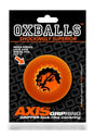 Oxballs Axis Rib Griphold Cockring - Orange Ice