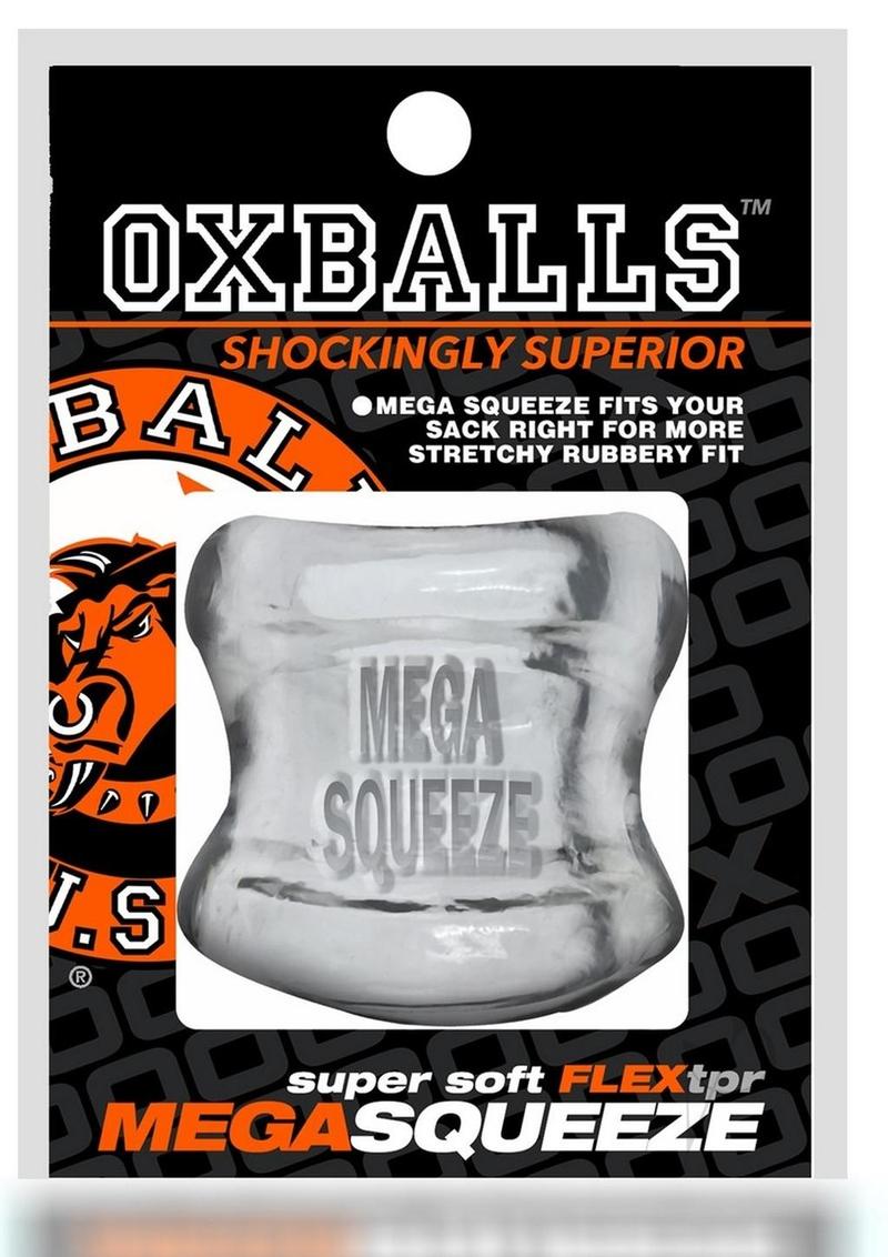 Oxballs Mega Squeeze Ergofit Ballstretcher - Clear