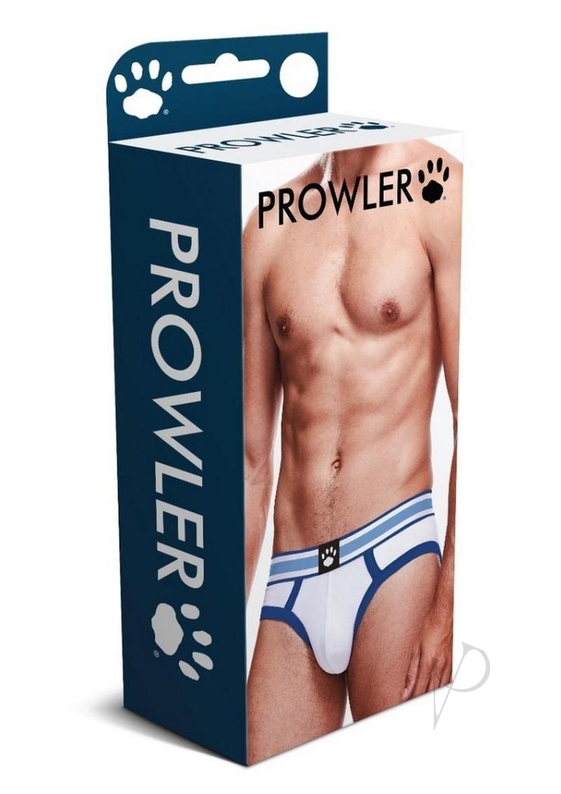 Prowler White/Blue Brief - Medium