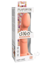 Dillio Platinum Super Eight Silicone Dildo 8in - Orange