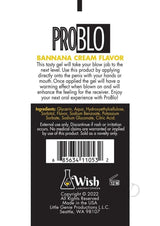 ProBlo Oral Pleasure Flavored Gel 1.5oz - Banana Cream