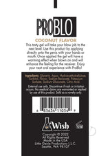 ProBlo Oral Pleasure Flavored Gel 1.5oz - Coconut
