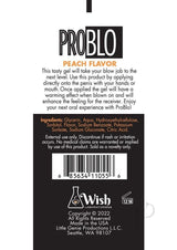 ProBlo Oral Pleasure Flavored Gel 1.5oz - Peach