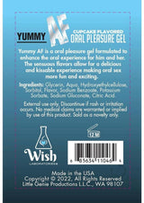 Yummy AF Oral Pleasure Flavored Gel 2.2oz - Cupcake