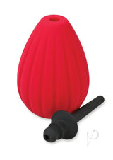 Prelude Silicone Enema Bulb Kit - Red/Black