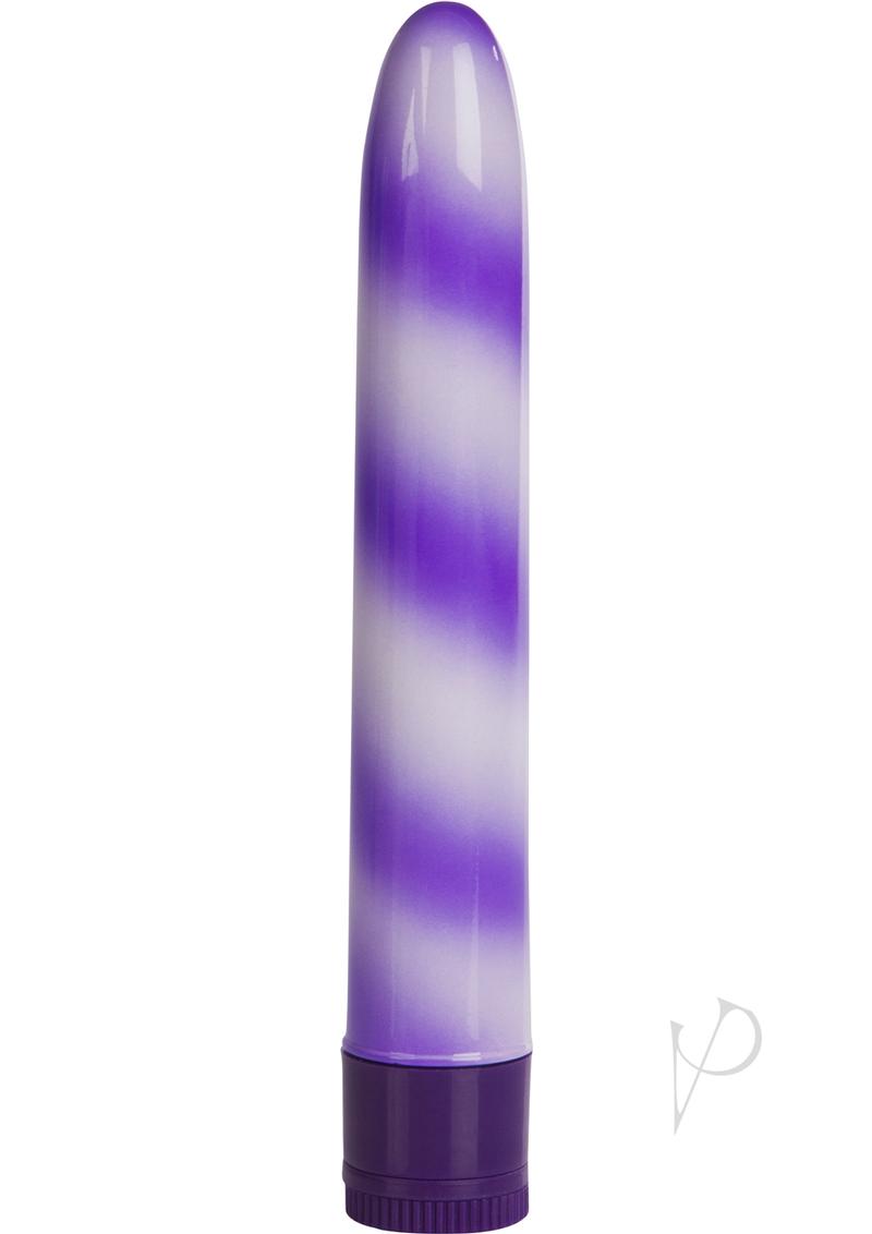 CalExotics Candy Cane 6in Waterproof - Purple