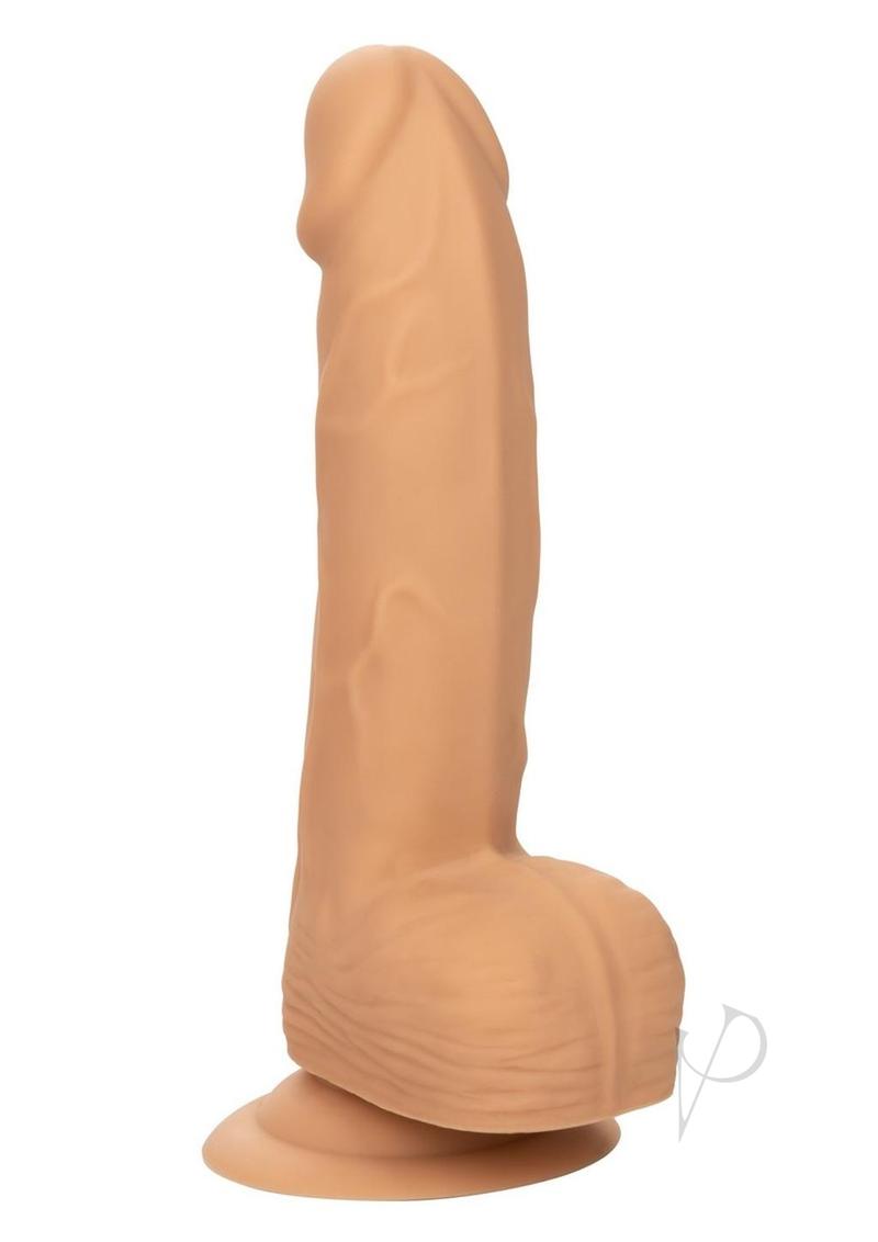 Silicone Studs Realistic Dildo 6in - Vanilla