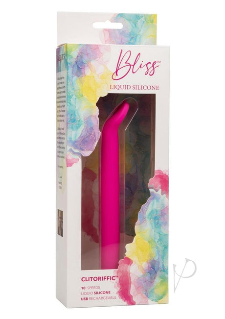 Bliss Liquid Silicone Rechargeable Clitoriffic Vibrator - Pink