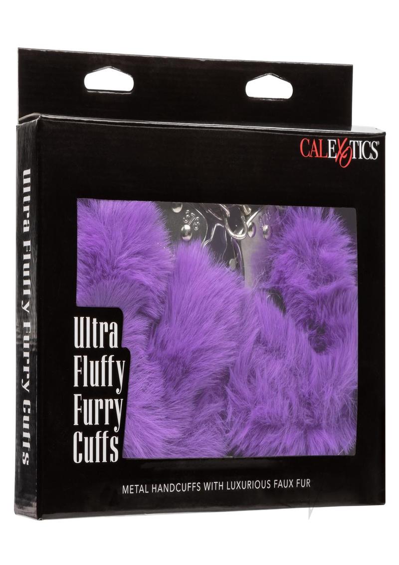 Ultra Fluffy Furry Cuffs - Purple