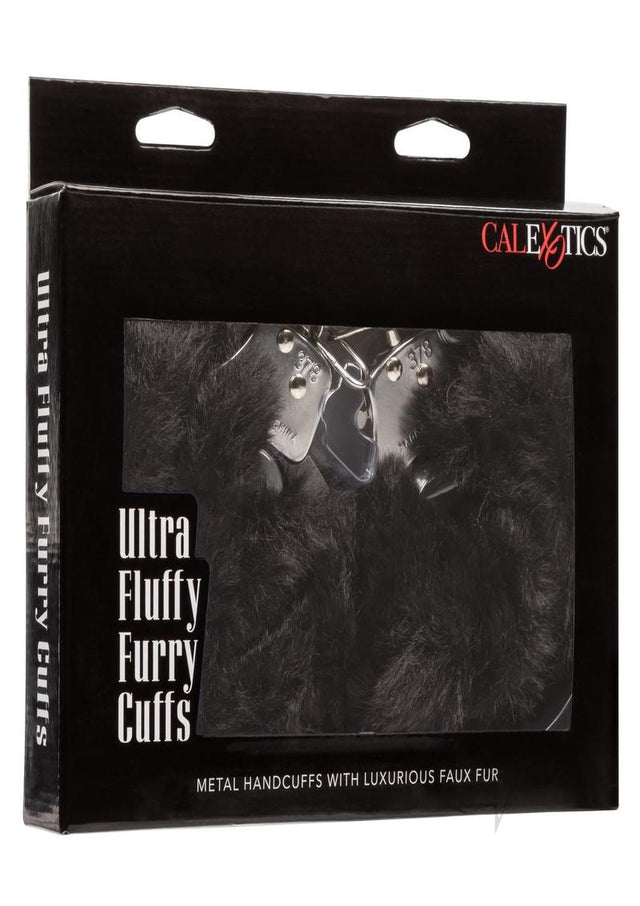 Ultra Fluffy Furry Cuffs - Black