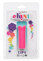 Kyst Lips Rechargeable Silicone Bullet Vibrator - Pink